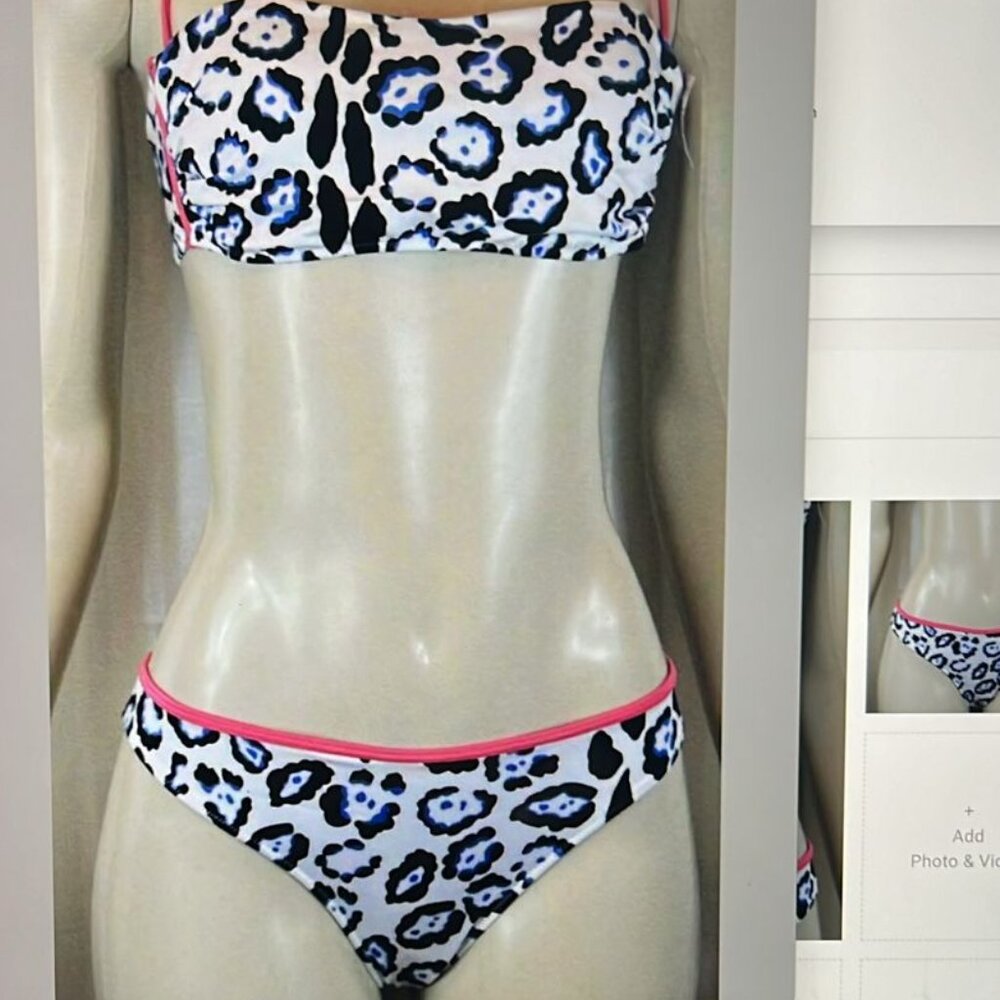$300 JUST CAVALLI  swimsuit beachwear size 42 Italy , 6 Us